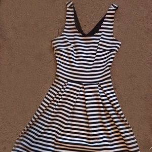 Striped Skater Dress